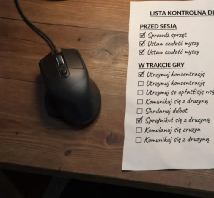 Checklisty treningowe dla graczy przygotowane przez Gamer Tips Pro